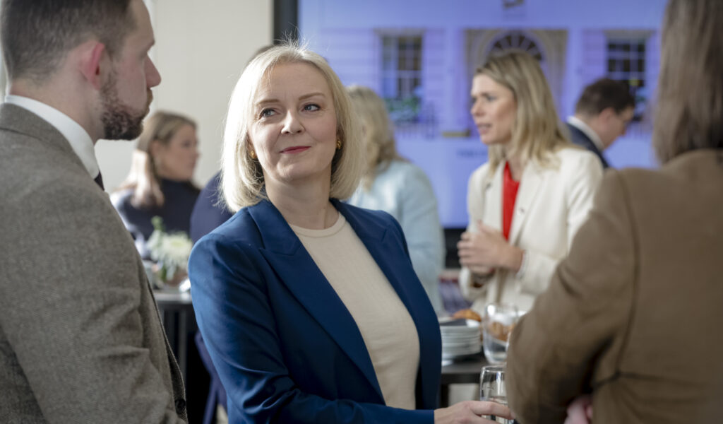 Legatum Institute hosts former Prime Minister Rt Hon Liz Truss